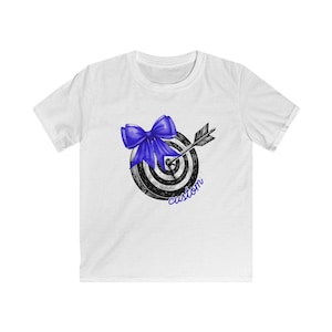 Camiseta de equipo de tiro con arco personalizada para niños, camiseta con arco, camiseta con arquero, camiseta con arco, camiseta con arco, coqueta, tiro con arco, camiseta personalizada con arco, flecha, diana