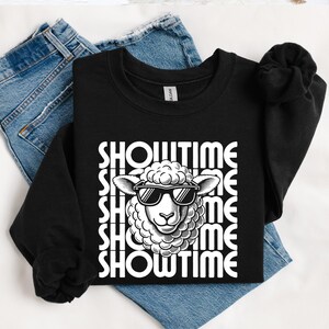 Sheep Show Sweatshirt Show Mom Stock Show Shirt Lamm Show Stock Show Dad Lustige Schafe Show Shirt FFA Shirt 4H Shirt County Fair Sweatshirt