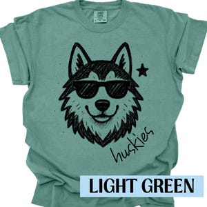 Huskies Mascot Shirt Huskies Shirt Comfort Colors Back To School Huskies Football Huskies Basketball Huskies Mom Huskies Dad Gameday image 6