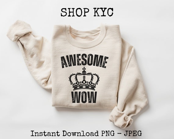 Awesome Wow King George Hamilton PNG JPEG Clipart Sublimation