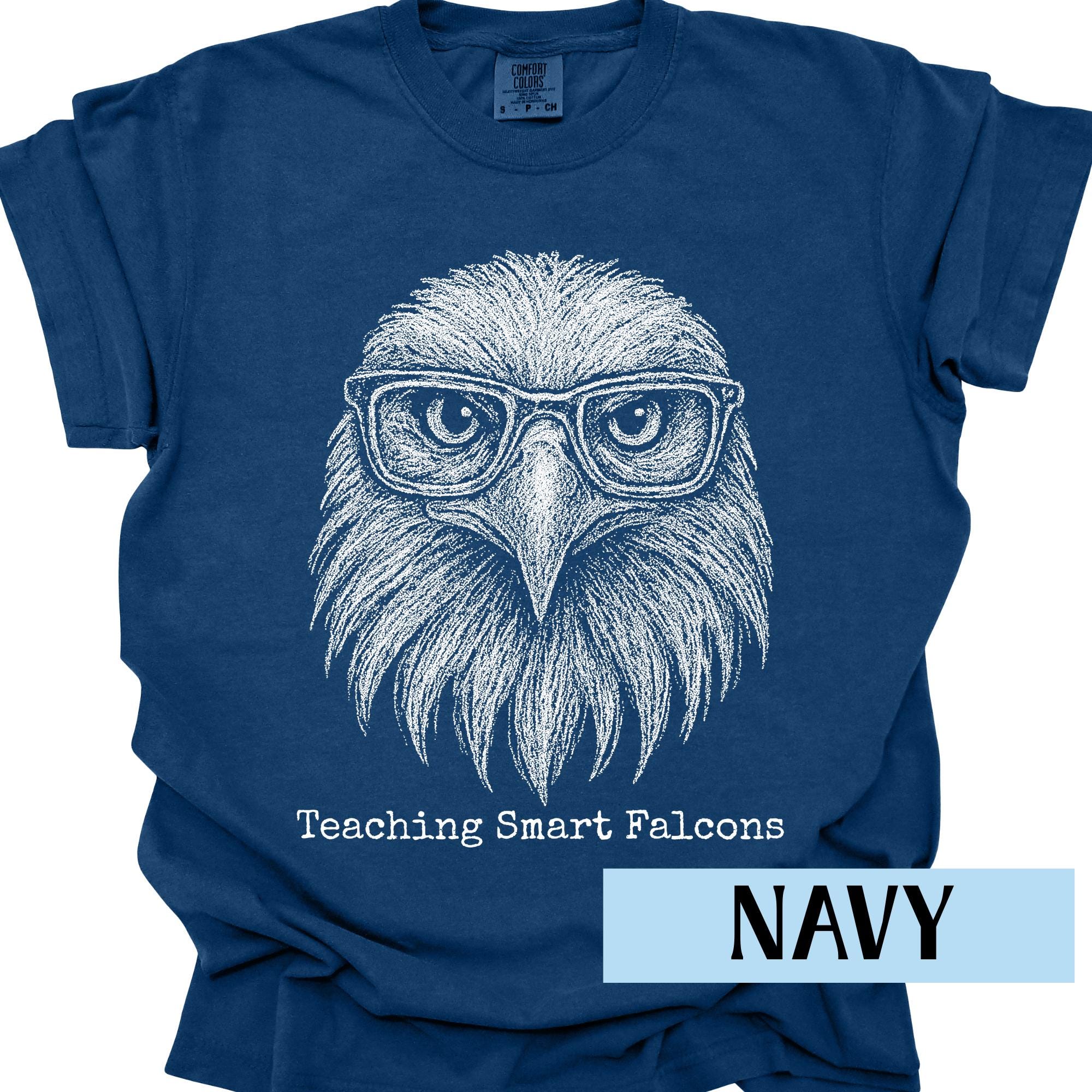 Smart Falcon シャツ　スマートファルコン　BOSS コラボ Teaching Smart Falcons Shirt Falcon Teacher Tee Comfort Colors