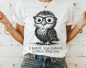 Eagles Mascot Teacher Tee Preschool Teacher Kindergarten Teacher Teacher Eagles Shirt Comfort Colors Back To School First Day of School