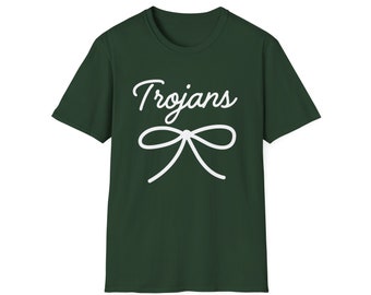trojans Mascot Shirt Spieltag Shirt trojans Shirt Trojan Bogen Shirt Trojan College Merch Trojan Fußball Schulanfang Schulanfang