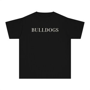 KIDS Bulldogs Shirt Comfort Colors Seaside Inspired Bulldogs Mascot Back to School First Day of School Spirit Day Tee Bulldogs Team Shirt