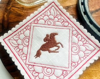 Kentucky Derby Party Coaster Set Kentucky Decor Kentucky Gift Derby Party Favor Horse Racing Decor Bourbon Lover Gift Mint Julep Roses Horse