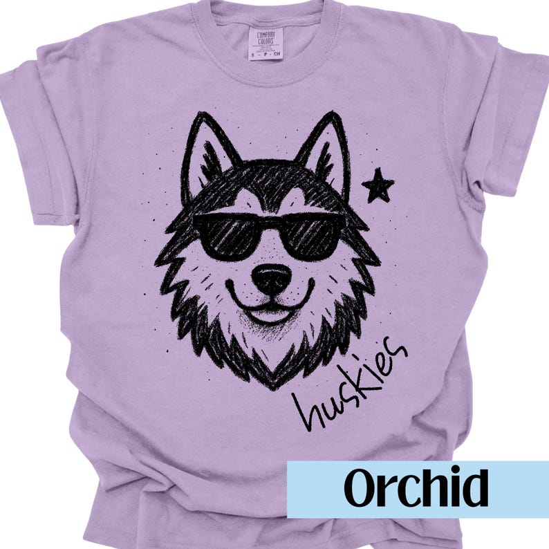 Huskies Mascot Shirt Huskies Shirt Comfort Colors Back To School Huskies Football Huskies Basketball Huskies Mom Huskies Dad Gameday image 7