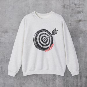 Sudadera de tiro con arco personalizada Cuello redondo de tiro con arco personalizado Camiseta de mascota personalizada Merchandising de tiro con arco personalizado Papá del tiro con arco Mamá del tiro con arco Camiseta de entrenador de tiro con arco