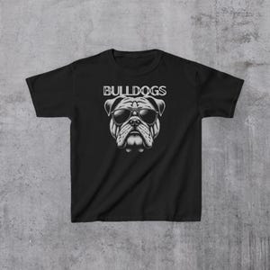 Bulldogs Mascot Back To School Shirt Bulldogs Shirt Bulldog School Spirit Kids School Mascot Shirt Kids Bulldog Shirt First Day of School
