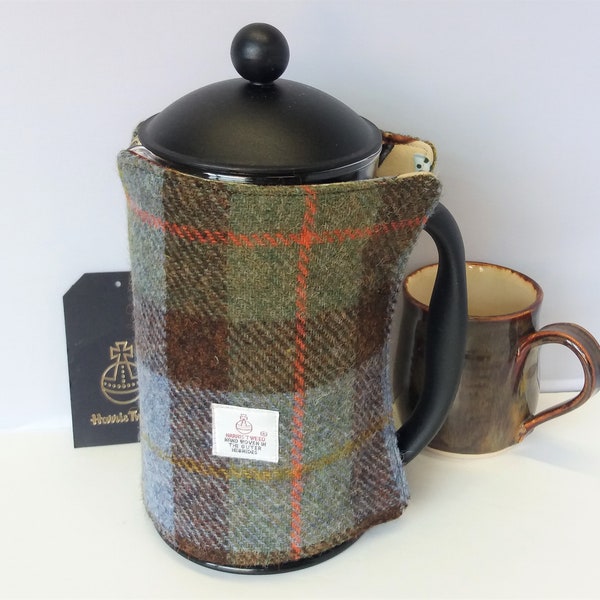 Harris Tweed grote koffiekan gezellig / McLeod Tartan / handgemaakt / gratis UK P&P