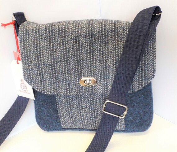 harris tweed messenger bag