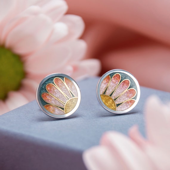 Etsy enamel earrings best sale