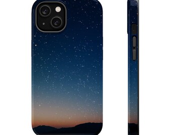 Starry Night Magnetic Tough Cases, Phone Cases, Galaxy Phone Covers, Customizable Cases, Gift for Stargazers, Tech Accessories
