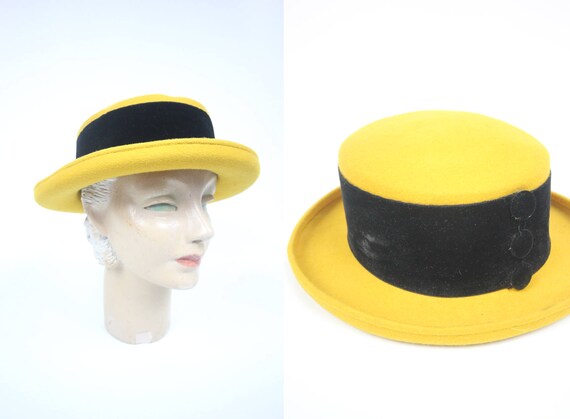 Accessoryo Damen Strohhut Hut mit schwarzem Bogen Band