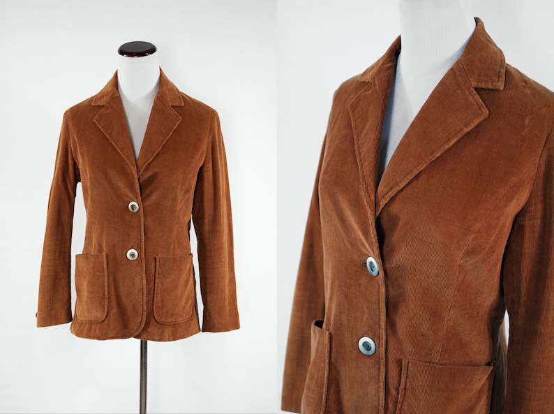 1970/'s Acorn Corduroy Pocket Blazer Jacket