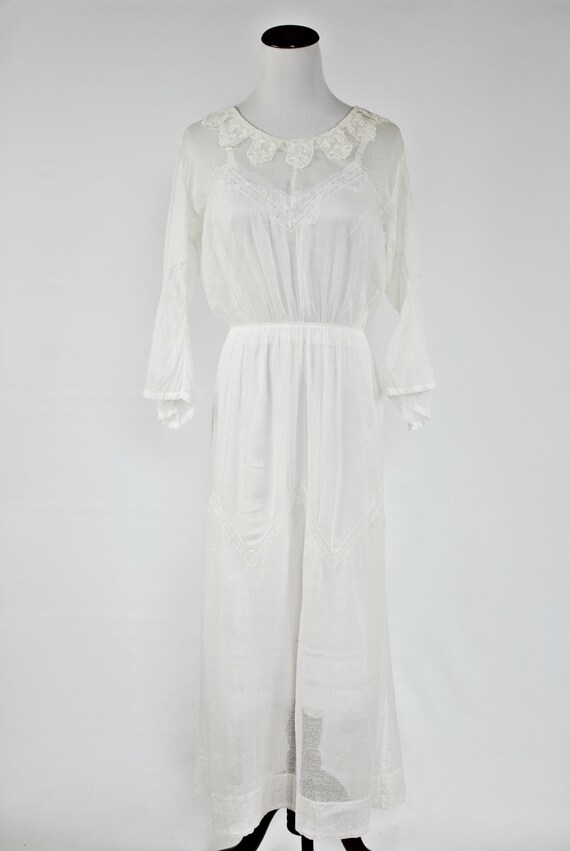 bell sleeve cotton dress