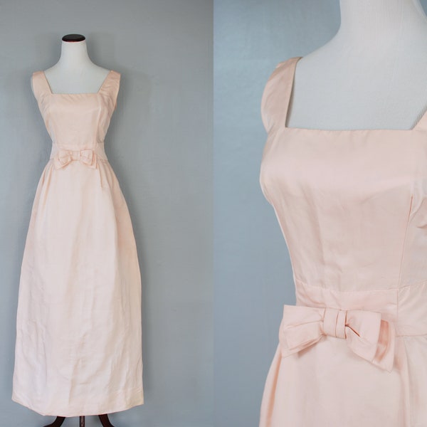 1950s Lace & Silk Parnes Feinstein Dress