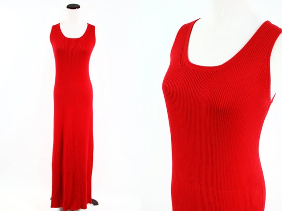 cotton maxi tank dress