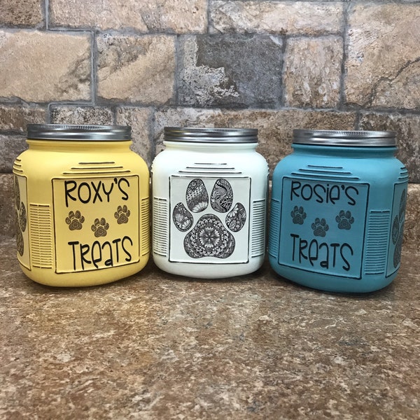 Personalized Pet Treat Jar