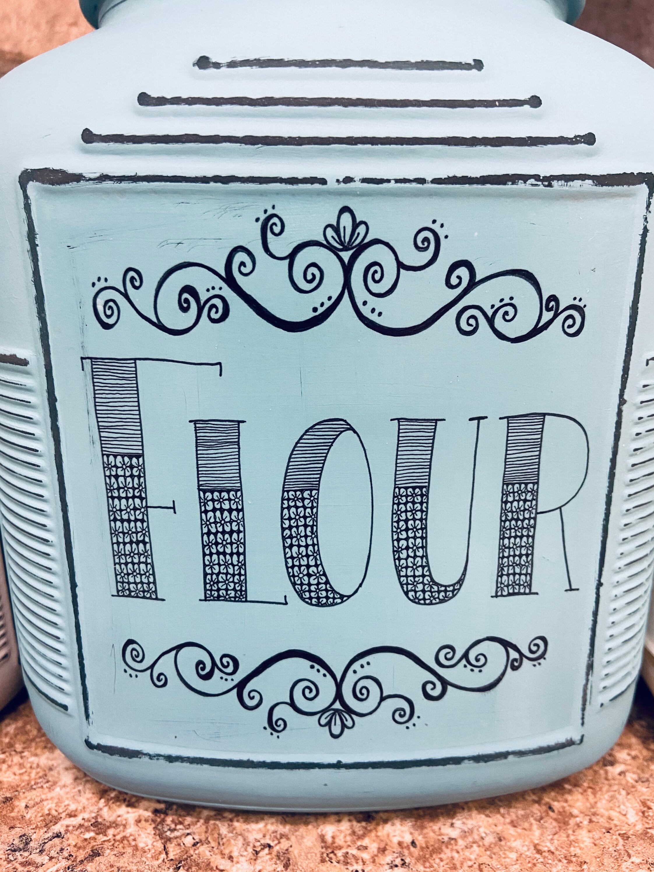 Juego de botes de cocina Jarra de azúcar Jarra de harina | Etsy