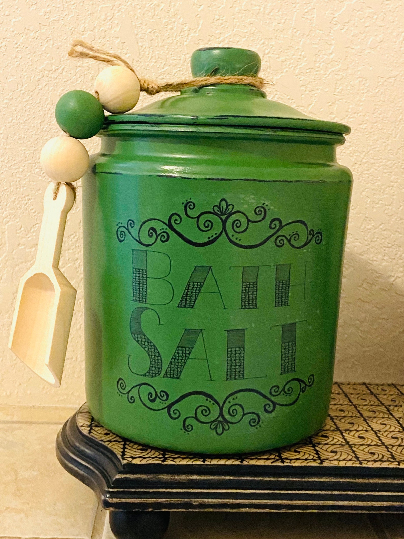 Bath Salt Jar Half Gallon Bath Salt Storage Bath Salt - Etsy