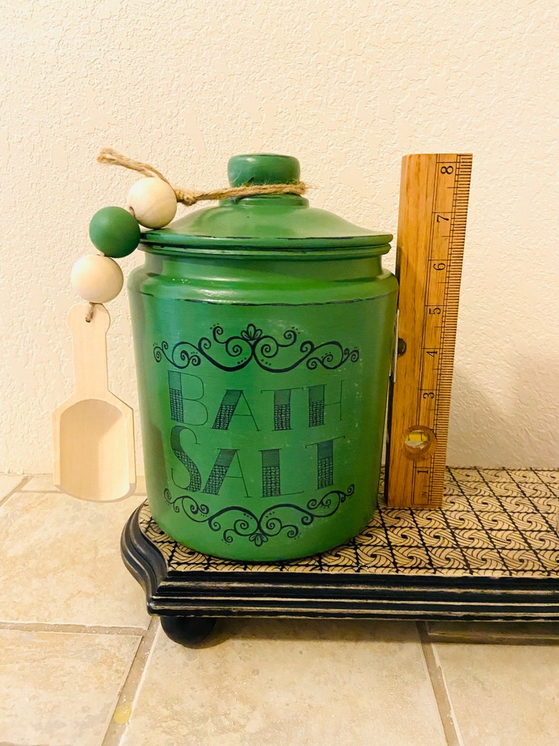 Bath Salt Jar Half Gallon Bath Salt Storage Bath Salt - Etsy