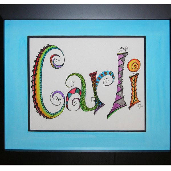 Hand Drawn Names - Etsy