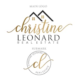 Real estate logo design, Realtor logo, Real estate logos, PREMADE LOGO, House logo, Real estate branding, real estate agent