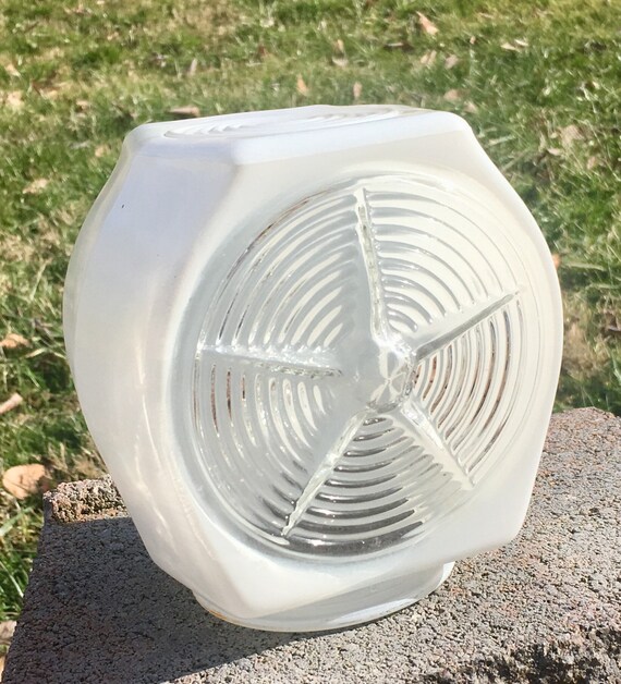 Vintage Wall Sconce Lamp Shade Starburst Style Globe