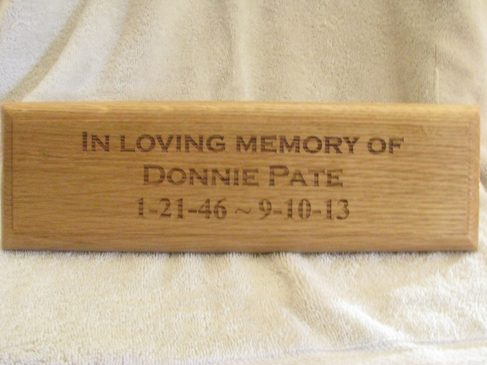 Name Plaques Memorial Plaques Etsy