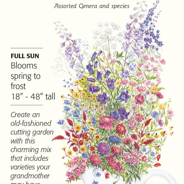 Cut Flower Seeds Etsy