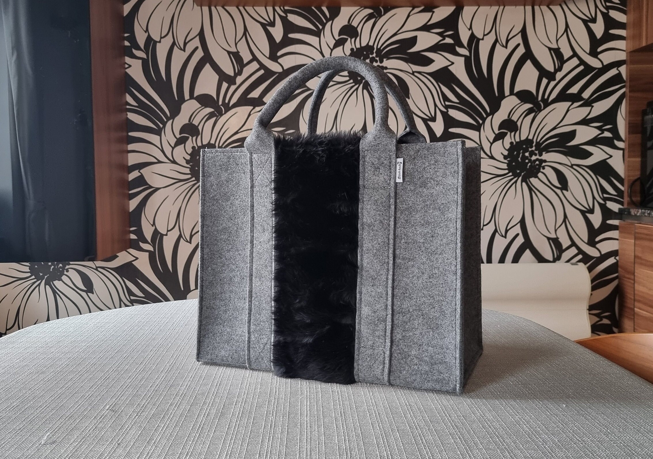 HUMAN MADE FELT TOTE BAG LARGE GREY フェルト LF Tote Bag