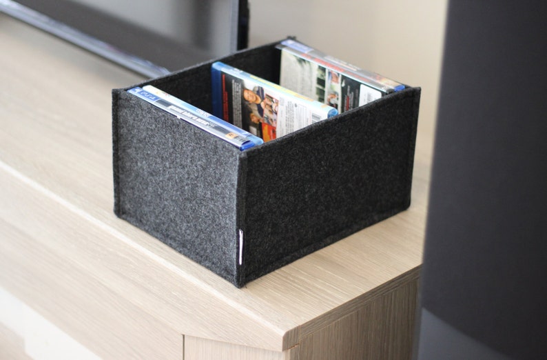 Felt storage box for blu-ray or PS4 games image 3