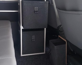 Custom-Made Felt Storage Boxes Tailored for Campers RVs Customized boxes for storage compartments or freestanding fits any camper