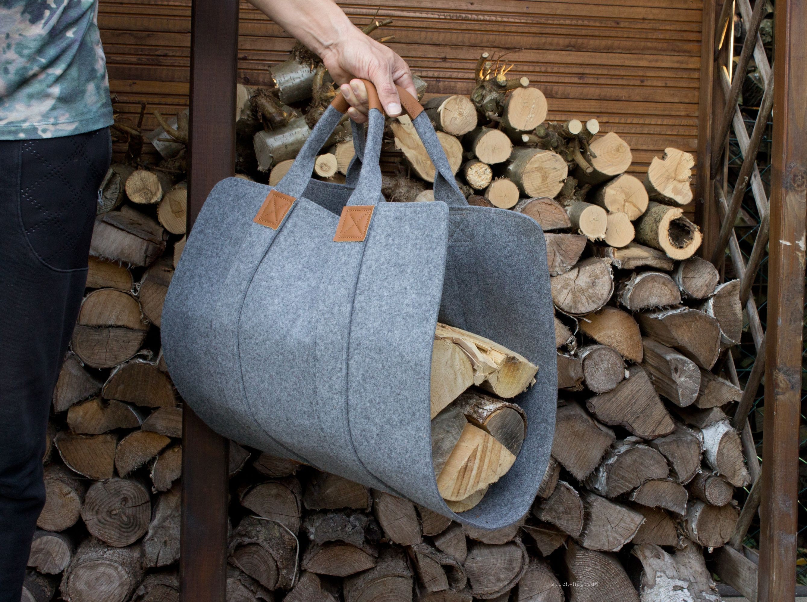 Porte-bûches | Support pour bois de chauffage Blanc 108x73x79 cm Bois
