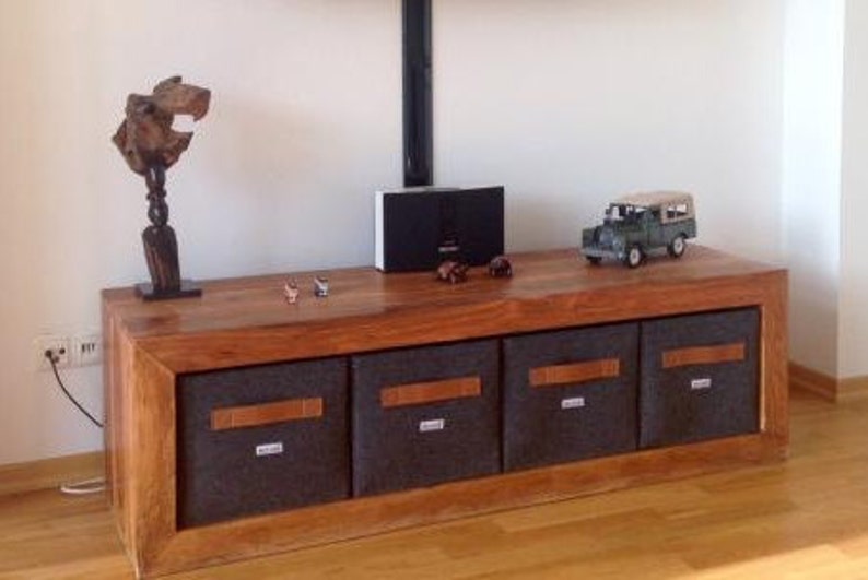 Dark Grey Felt Box Fit Into Ikea Expedit And Kallax Image 0