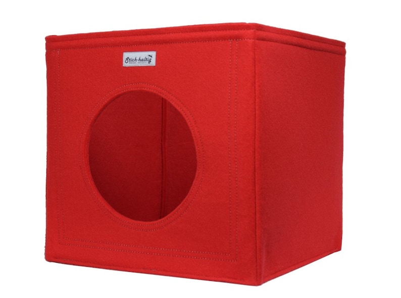 Red Felt Bin Fit Into Ikea Expedit and Kallax Felt Storage Etsy