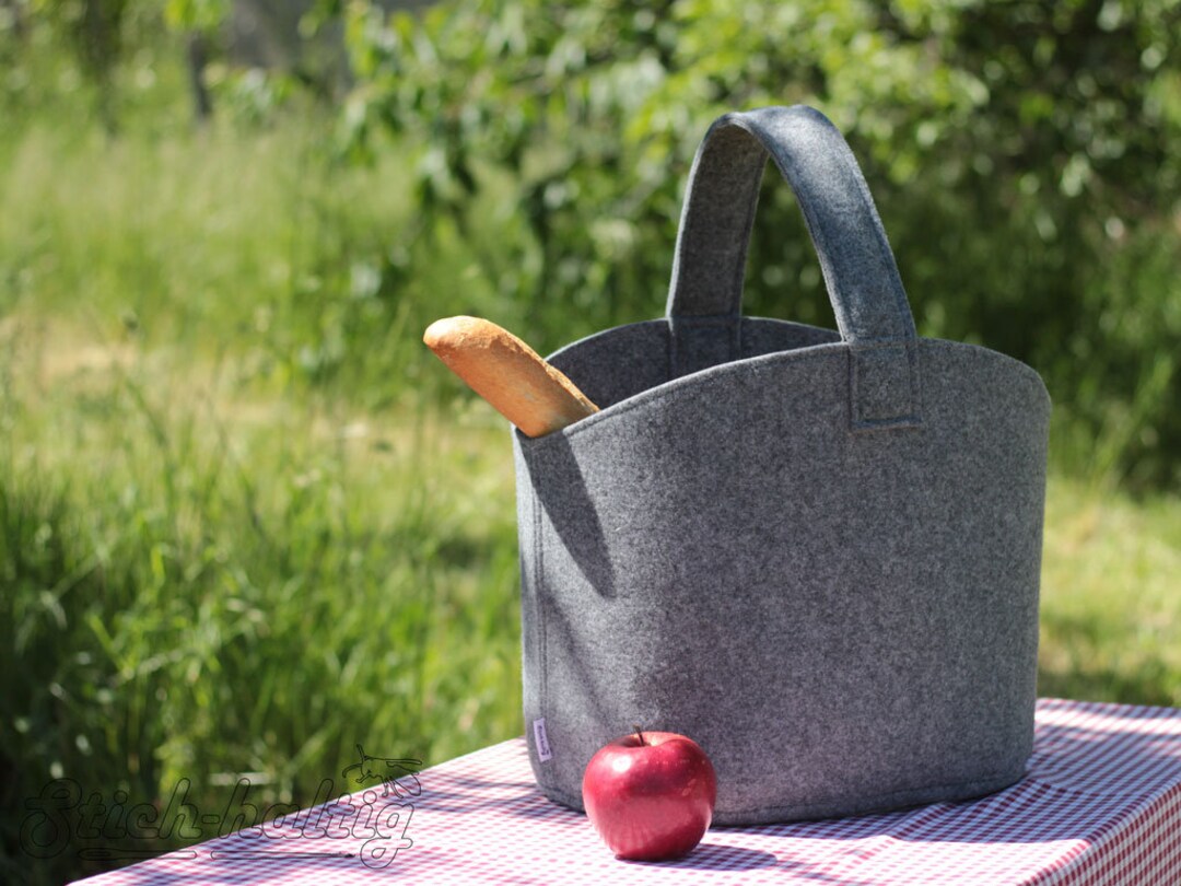 filzkorb einkaufstasche