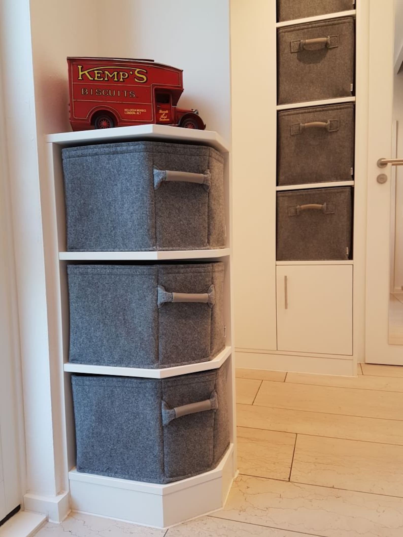 Felt storage bin Felt boxes fit into Ikea Expedit and Kallax Etsy