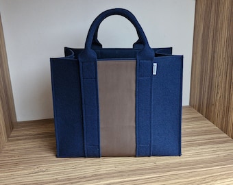 Felt Shopping Bag, Felt shoulder bag, Storage Tote Utility Bag