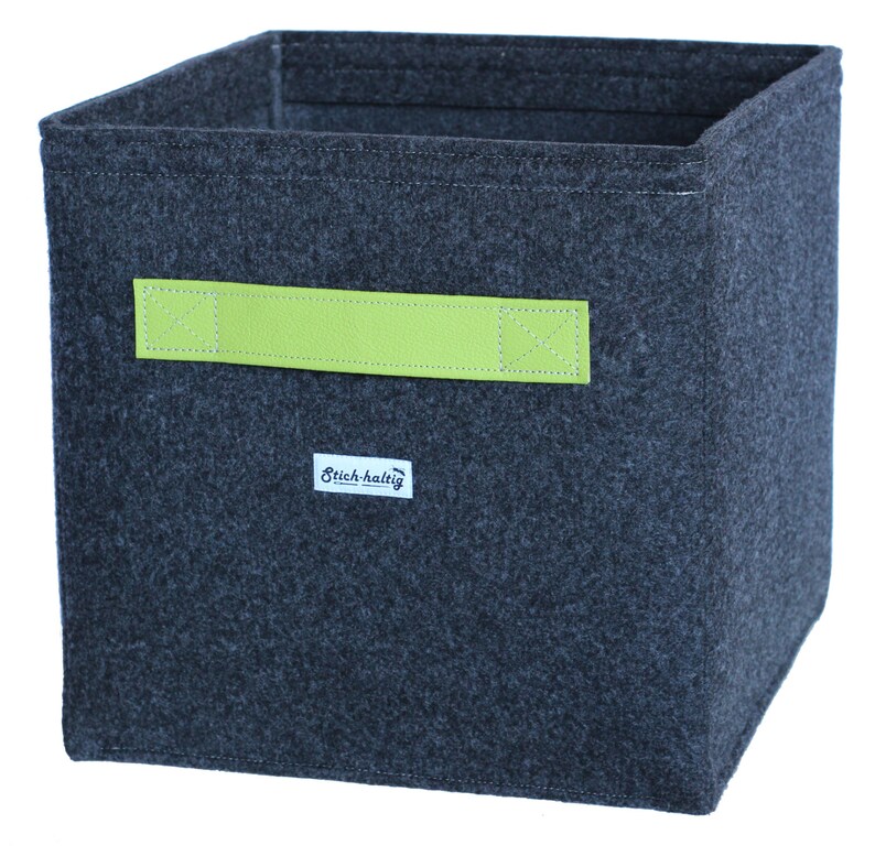 Light Grey Felt Boxes Fit Into Ikea Expedit and Kallax Colors Etsy
