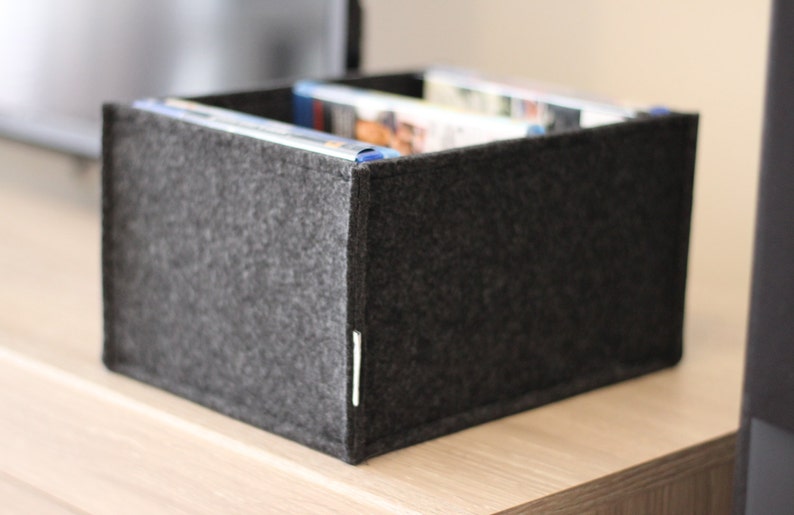 Felt storage box for blu-ray or PS4 games image 4