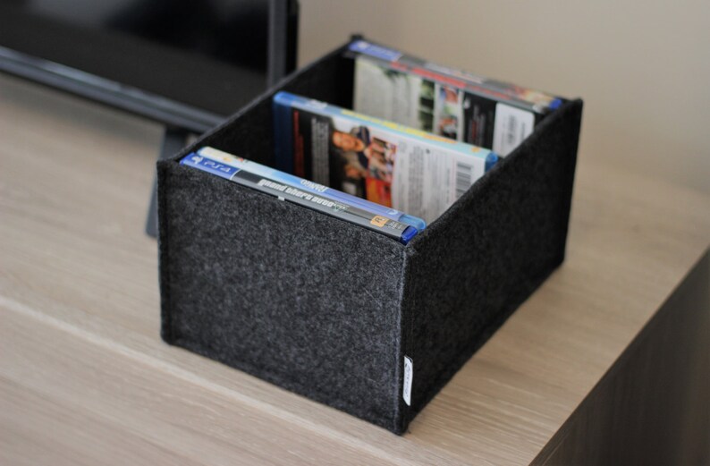 Felt storage box for blu-ray or PS4 games image 2