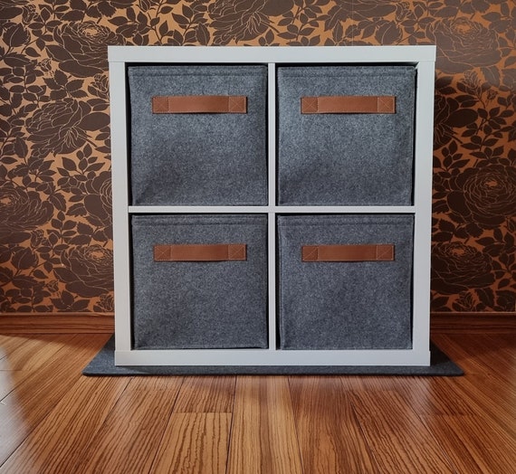 Grey kallax boxes deals
