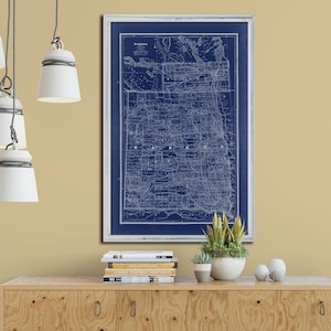 1887 Dakota Territory map reprint, Victorian-era Cram&#39;s Dakota map reprint, 4 large sizes to 30x45&quot; and 3 color choices - sold UNFRAMED