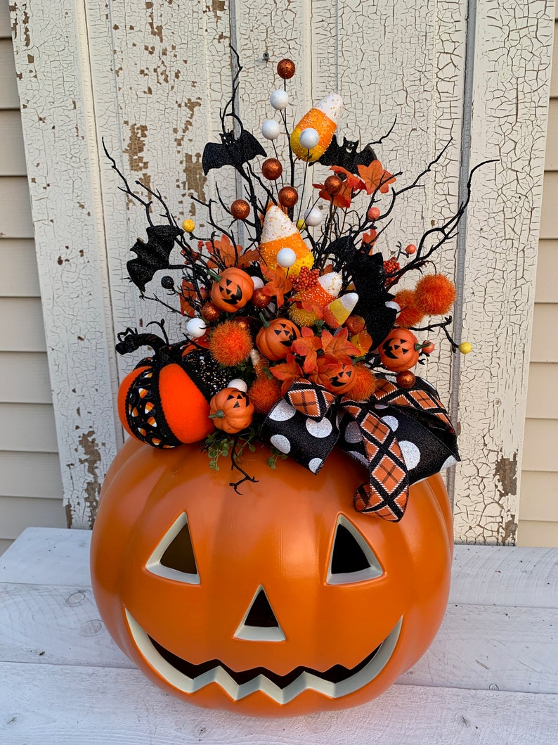 Halloween Centerpiece Halloween Decor for Table Halloween Etsy
