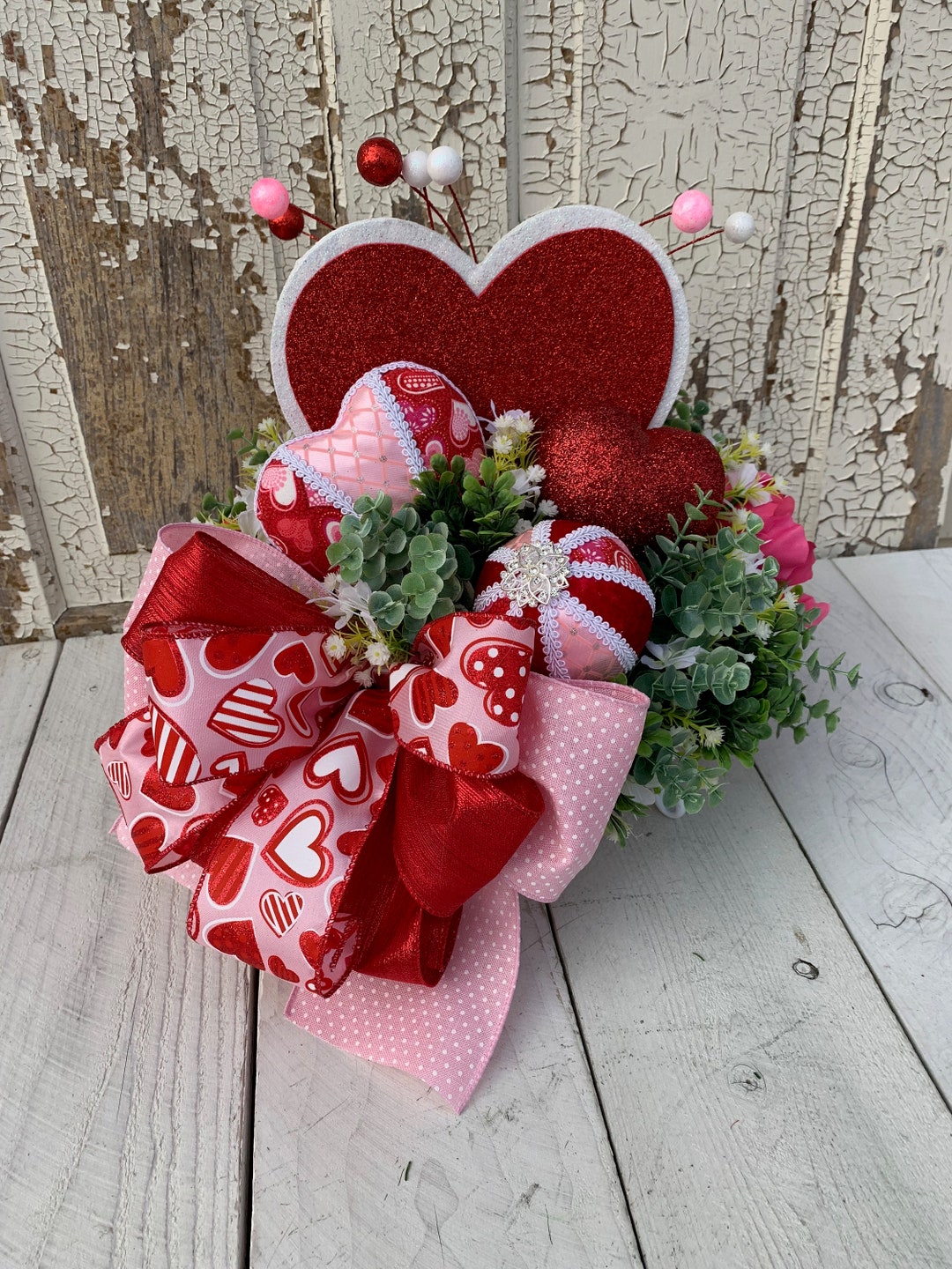 FUYUCHEN Gartenflagge "Hello Love" - 30,5 X 45,7 Cm, Doppelseitig, Herzrosen-Design