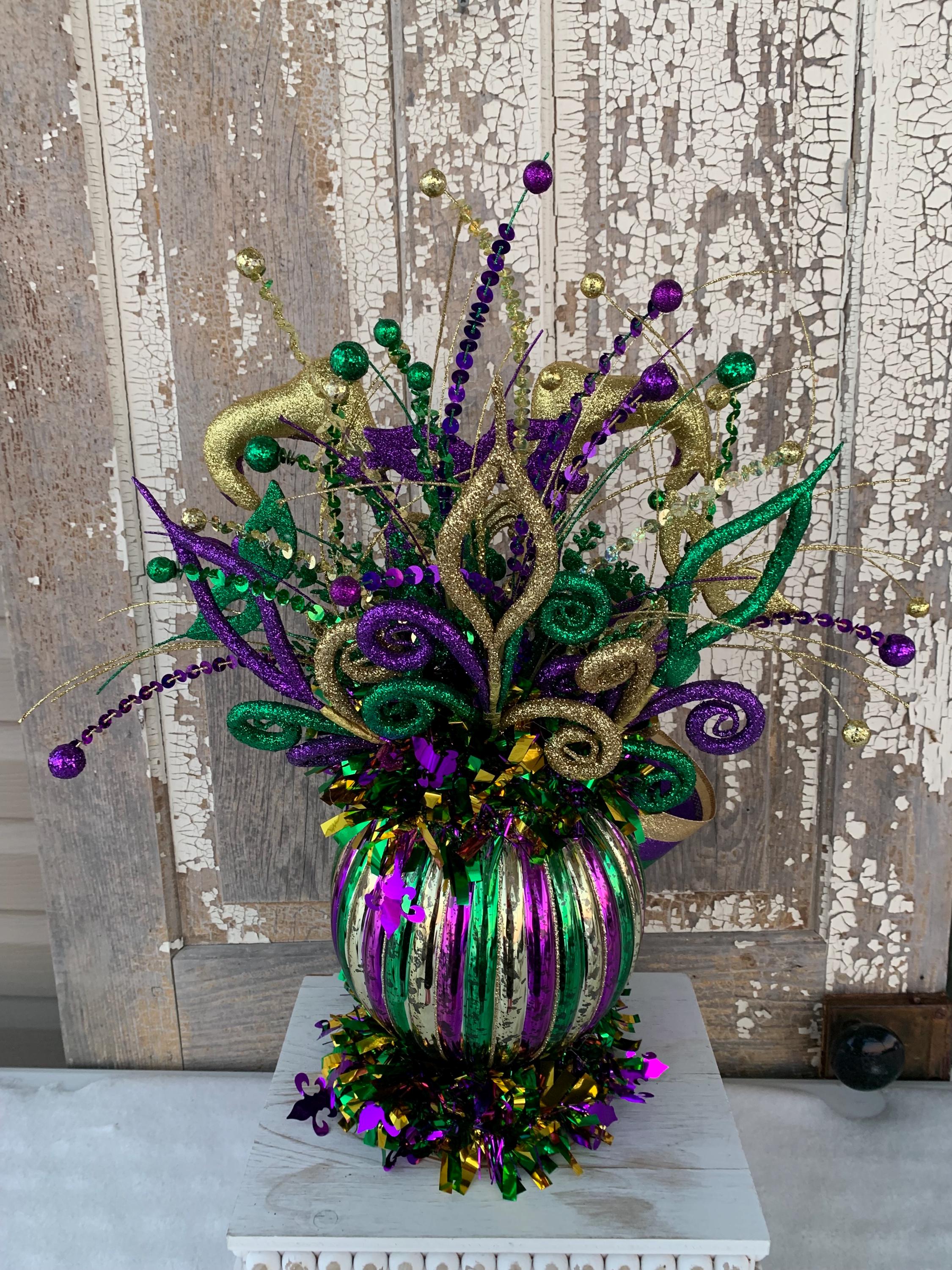 Mardi Gras Table Decor Decor for Table Mardi Gras Centerpiece