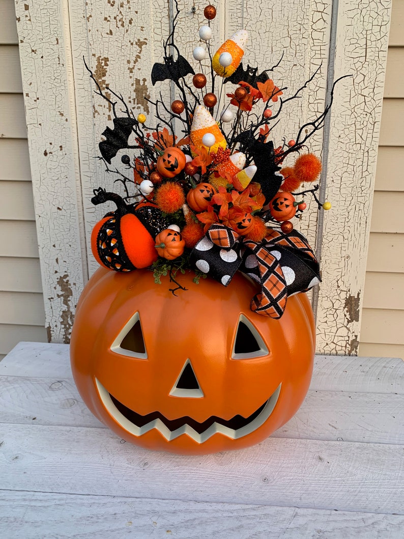 Halloween Centerpiece Halloween Decor for Table Halloween Etsy