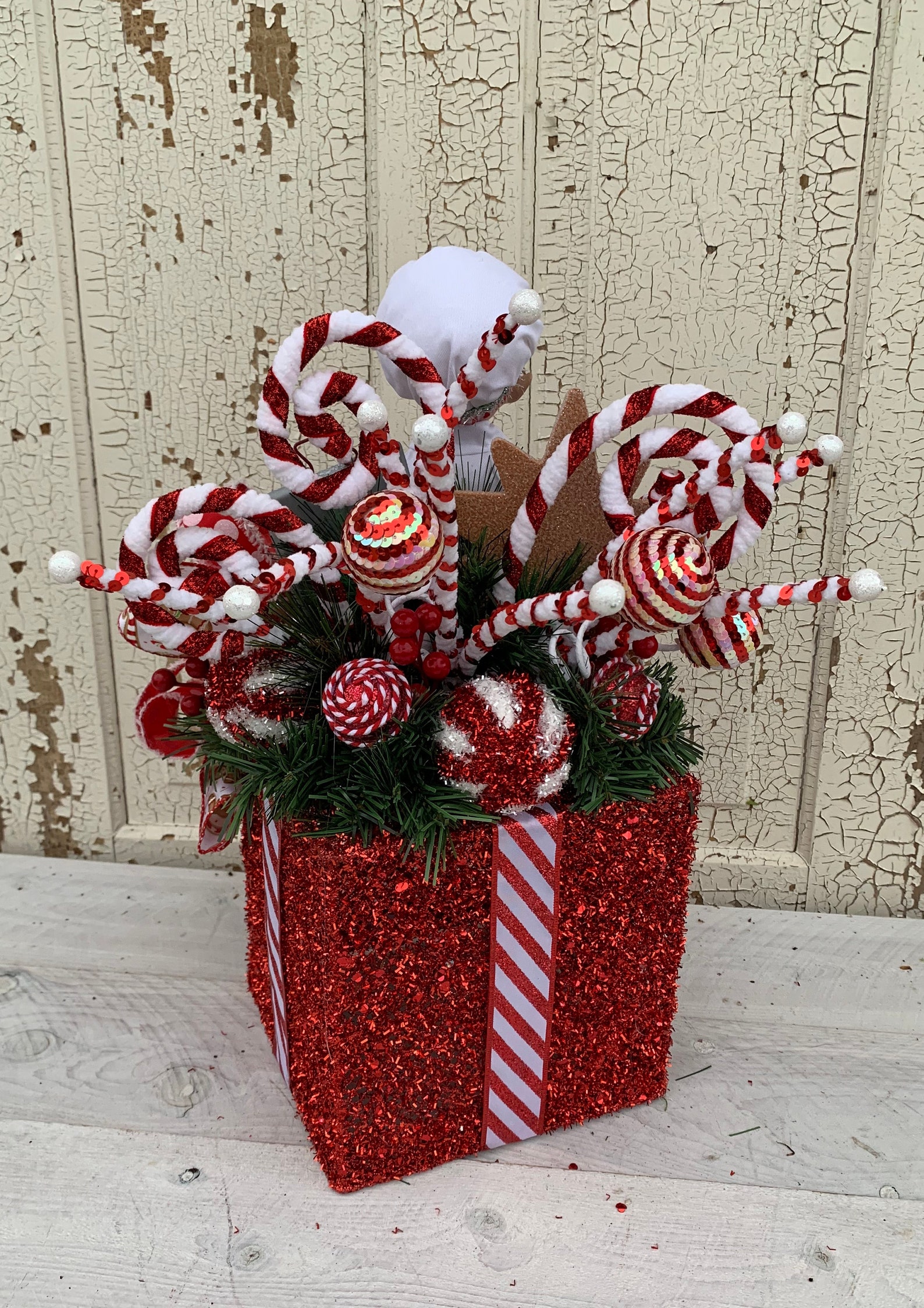 Christmas Centerpiece Christmas Table Centerpiece Christmas Etsy