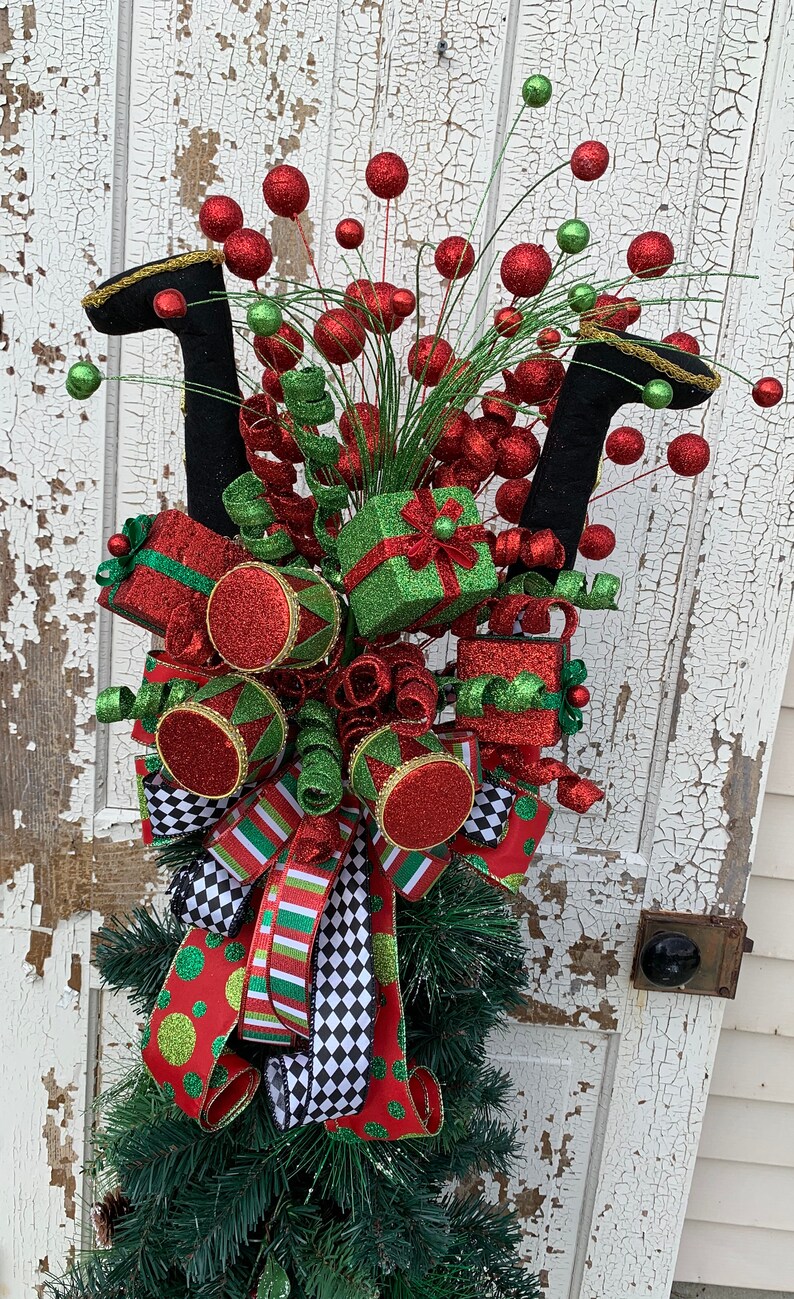 Christmas Nutcracker Tree Topper Christmas Tree Topper Etsy